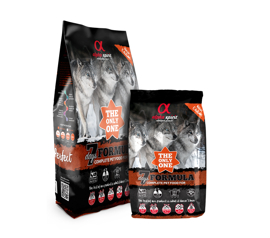 Alpha Spirit The Only One Croquettes complètes pour chiens 7 jours