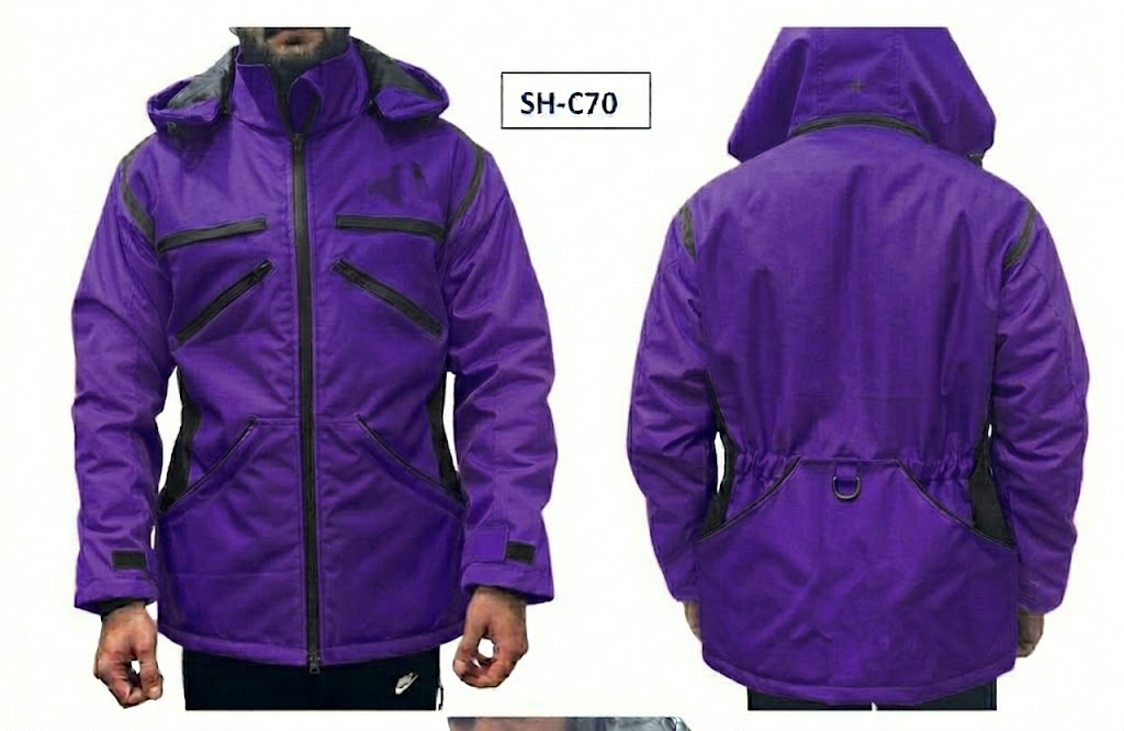 Violet et noir