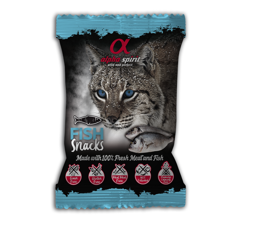 Alpha Spirit Snack De Poisson Pour Chat 50Gr