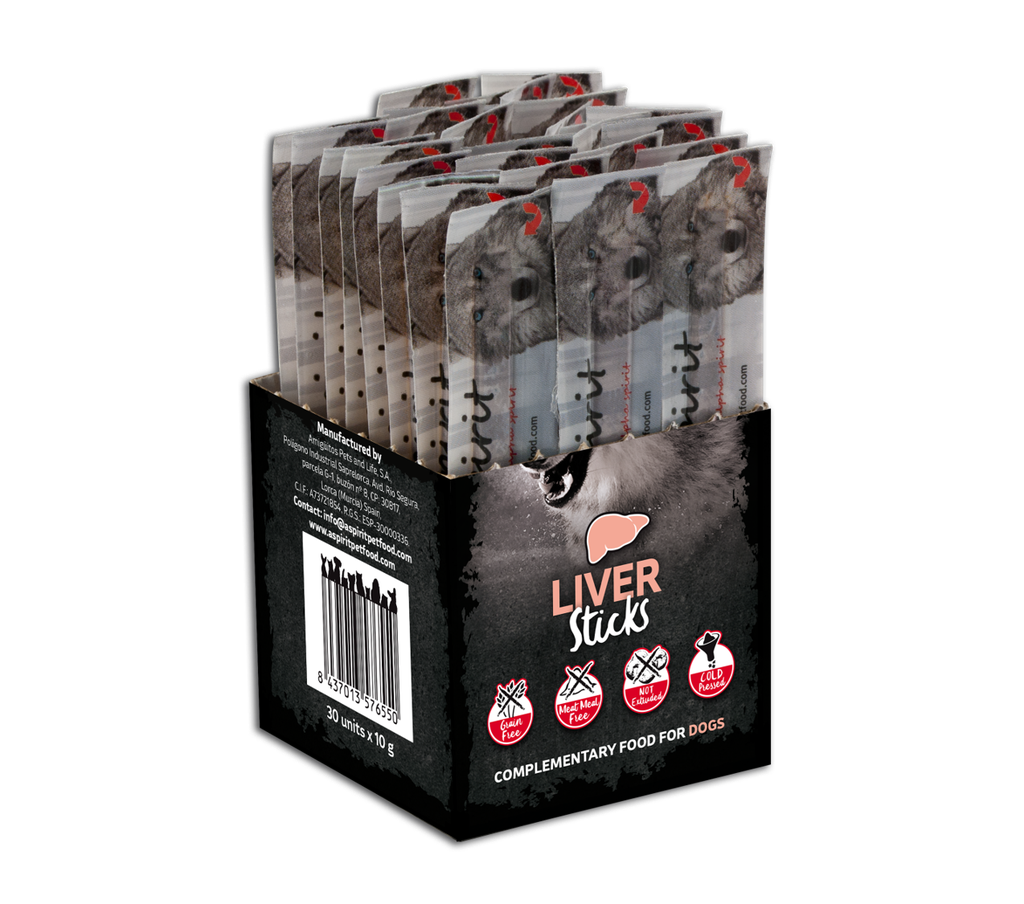 Alpha Spirit Bâtonnets De Foie Individuels Pour Chien (30X10Gr)