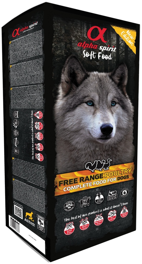 Alpha Spirit Aliments Complets Pour Chien Semi-Humide À La Volaille