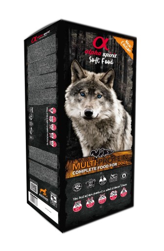 Alpha Spirit Aliments Complets Pour Chien Semi-Humide Multi Protéines