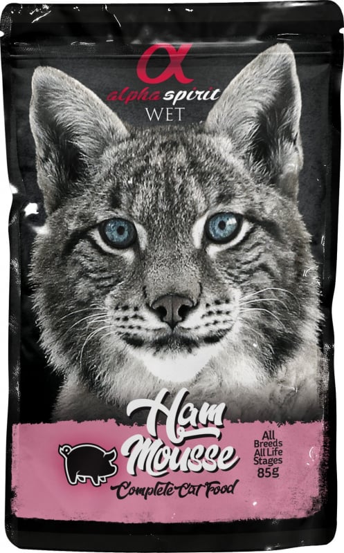 Alpha Spirit Sachet Pâté De Jambon Pour Chat 85G