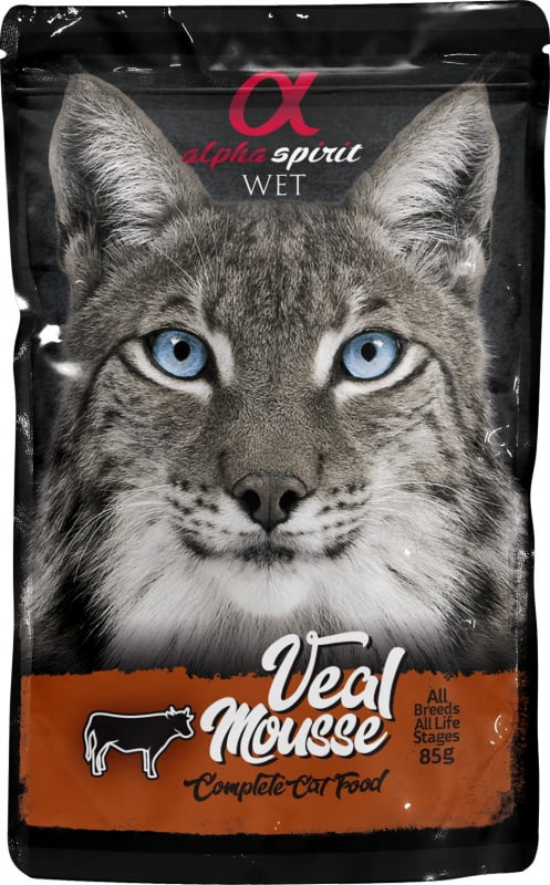 Alpha Spirit Sachet Pâté De Veau Pour Chat 85G