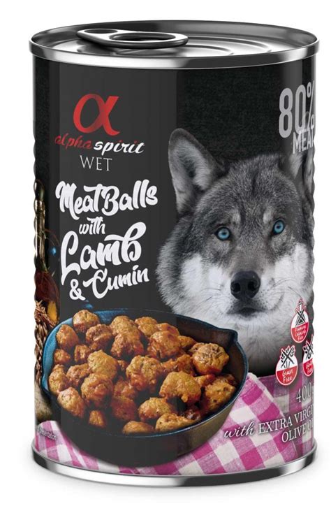 Alpha Spirit Boîte Boulettes D'Agneau & Cumin 400G