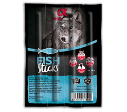 [5107405] Alpha Spirit Bâtonnets De Poisson Ristra Pour Chien (4 Unités)
