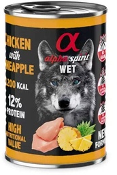 [ALPHD040005812] Alpha Spirit Boîte Poulet & Ananas Pour Chien 400G
