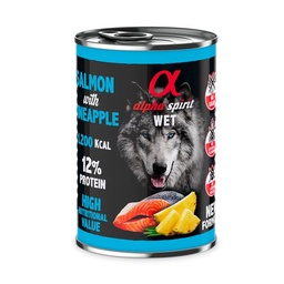 [ALPHD040005412] Alpha Spirit Boîte Saumon & Myrtilles Pour Chien 400G